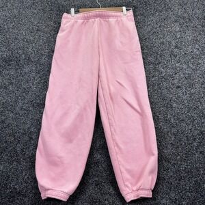 Aritzia Tna Sweatfleece Mega Fit Sweatpants Pink Fleece Joggers Small